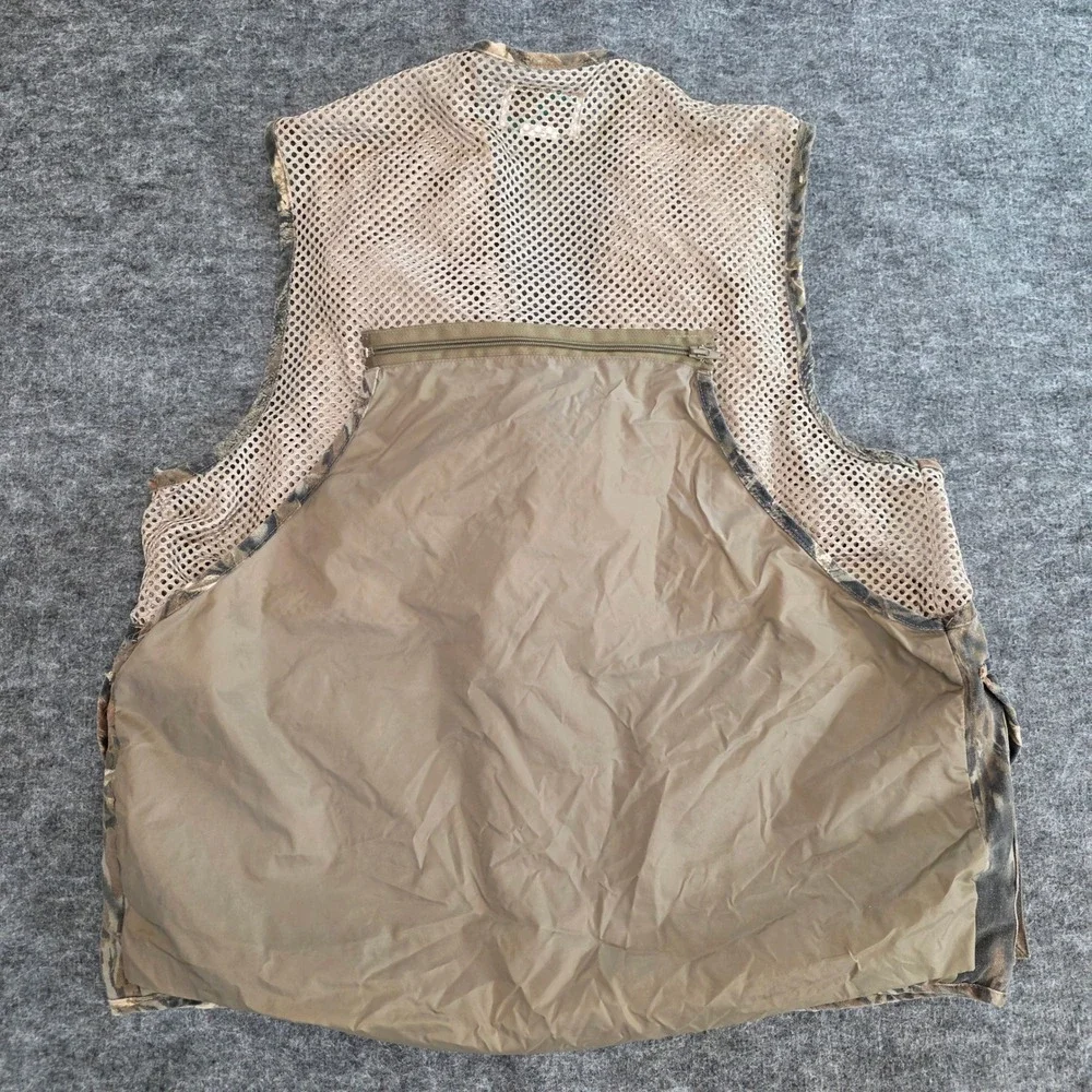 Vintage Game Hunter‎ Camouflage Mesh Vest Mens 1X/2X Fish Hunt Shooting Tactical